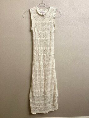 mini dress long sleeve white SELF-PORTRAIT White